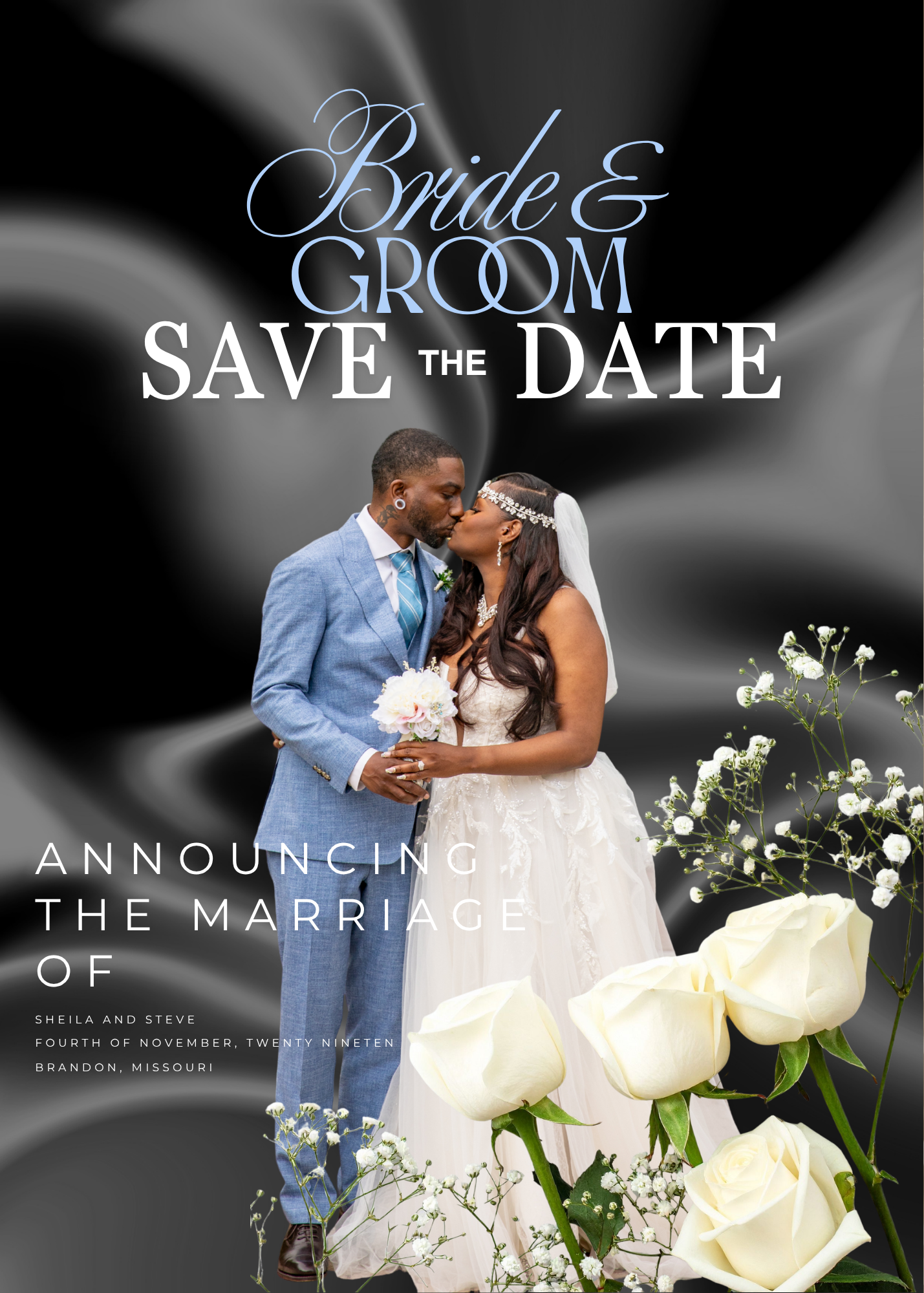 Digital/Printed Invitations(Set of 12)