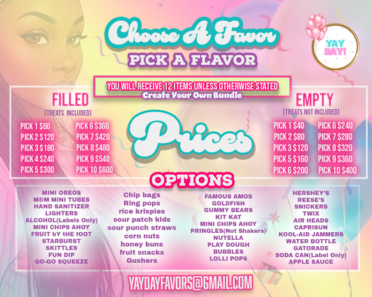Custom Party Favors